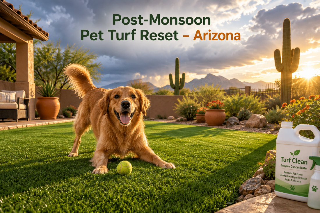 The Post-Monsoon Pet Turf Reset: 7 Steps for Arizona Homeowners