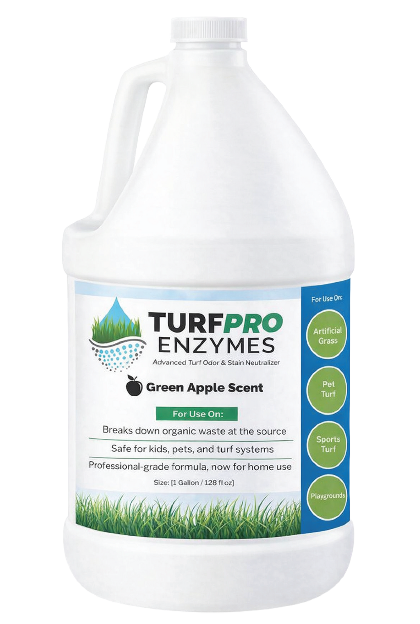 TurfPro Enzymes – Green Apple – 1 Gallon Concentrate